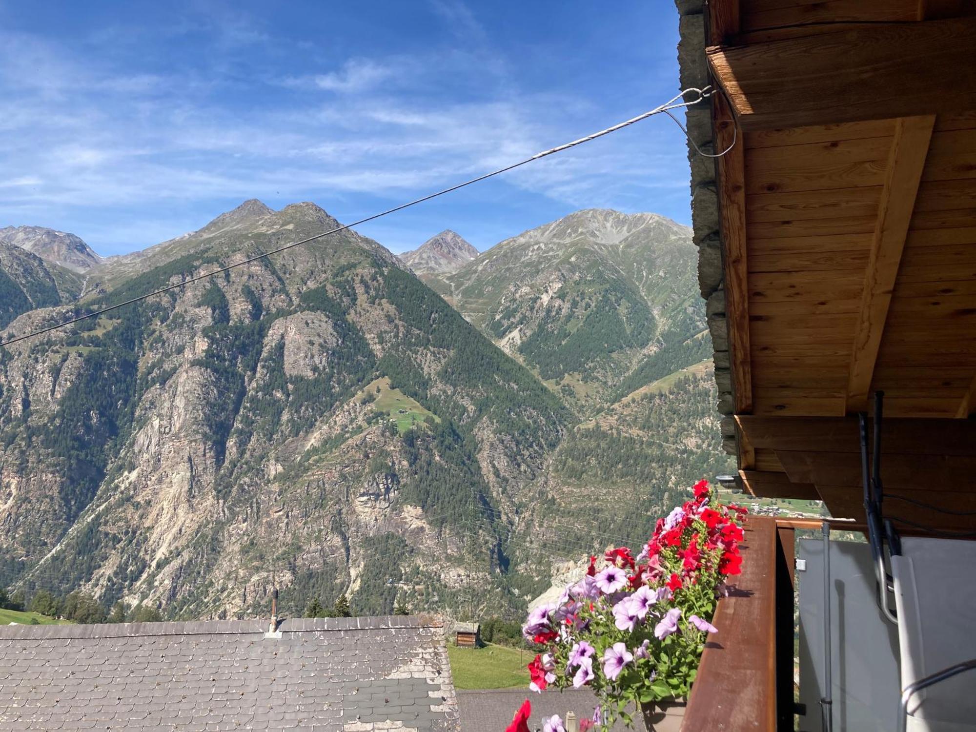 Appartement Haus Dorfblick à Grächen Extérieur photo